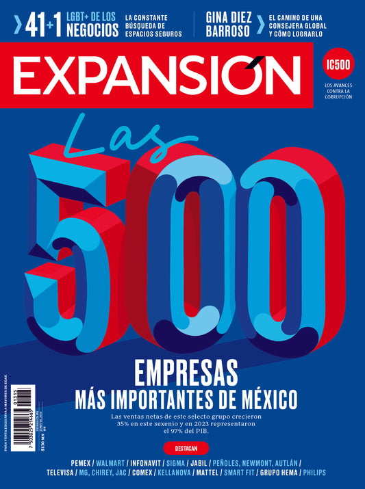 Las 500 empresas más importantes de México - 2024 (Gastos de envío incluidos*)