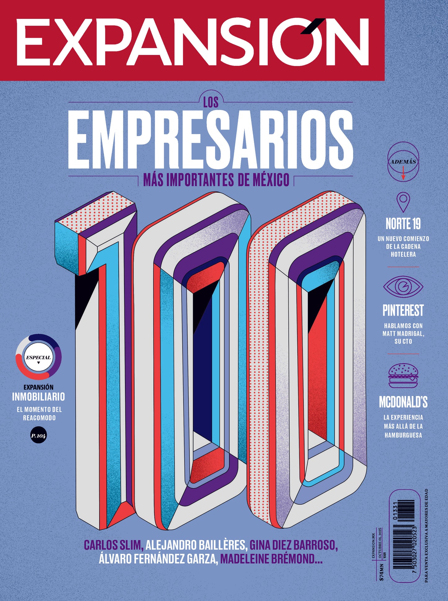 Suscríbete a Expansión Octubre y recibe el ranking descargable en Excel "Las 500 empresas más importantes de México"