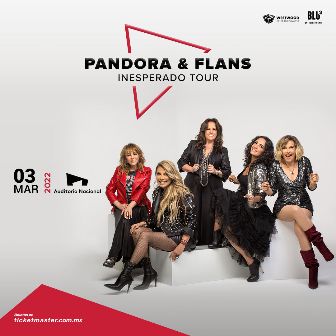 Renueva tu suscripción y llévate un pase doble para el concierto de “PANDORA Y  FLANS”, este 3 de marzo en el Auditorio Nacional 2