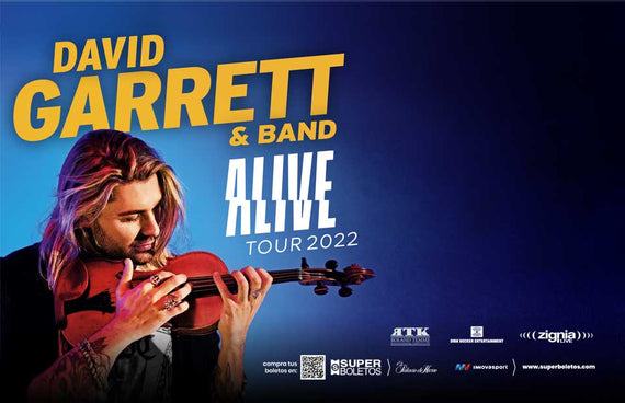 Renueva tu suscripción y llévate un pase doble al concierto de David Garret este 21 Octubre 2022